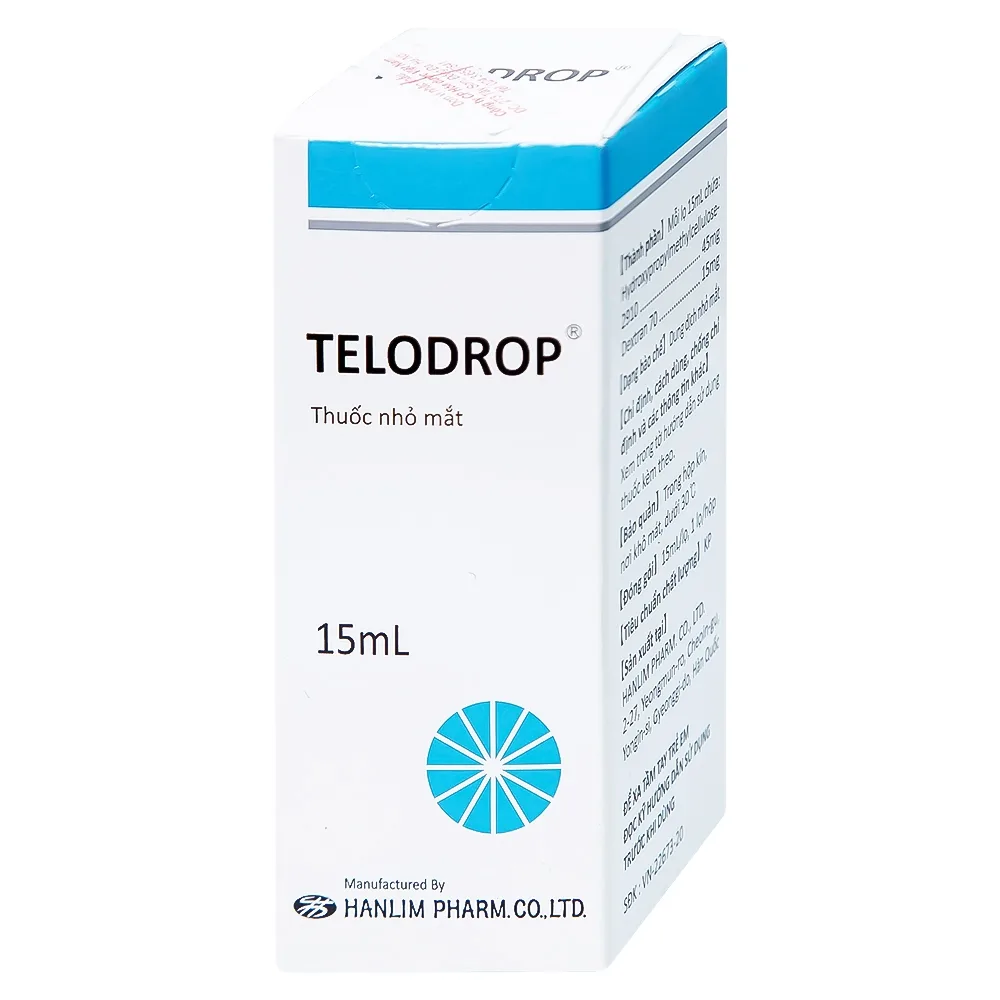 Hình ảnh Thuốc nhỏ mắt Telodrop Hanlim điều trị chứng khô mắt (15ml)