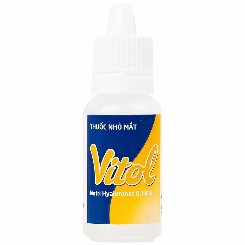 Hình ảnh Thuốc nhỏ mắt Vitol 12ml Merap dùng cho các tình trạng khô mắt