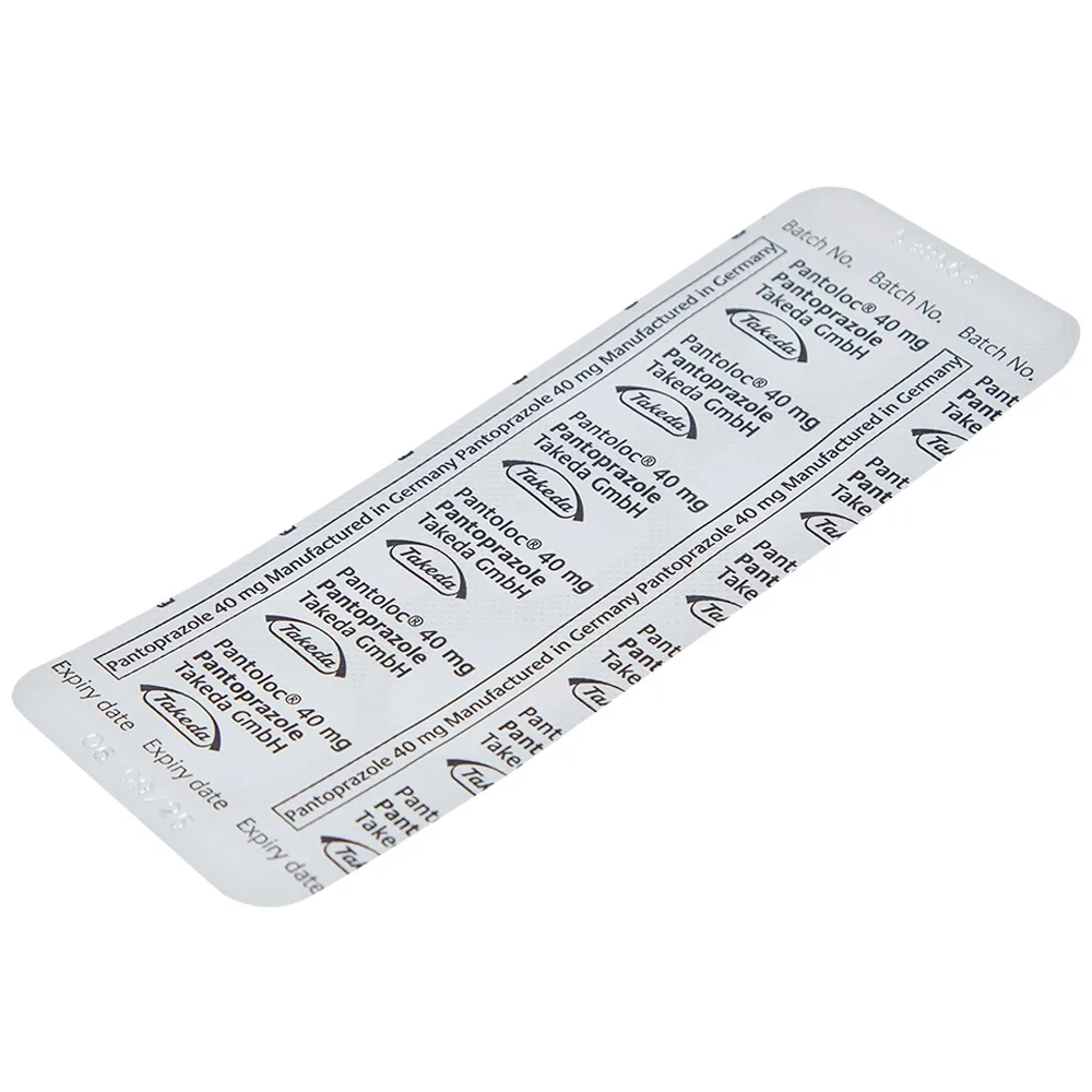 Hình ảnh Viên nén Pantoloc 40mg Takeda điều trị viêm thực quản trào ngược (1 vỉ x 7 viên) 
