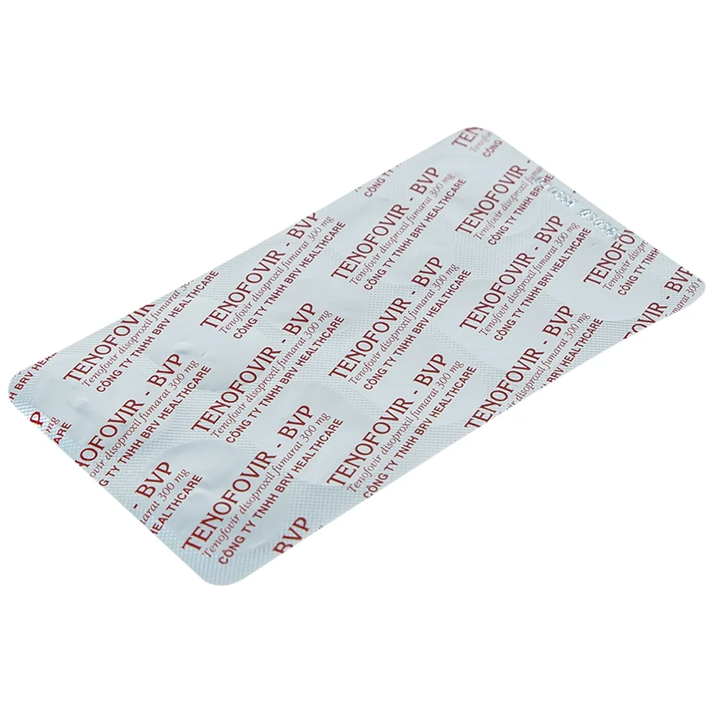 Hình ảnh Thuốc Tenofovir-BVP điều trị và dự phòng kháng virus HIV, viêm gan B (3 vỉ x 10 viên)