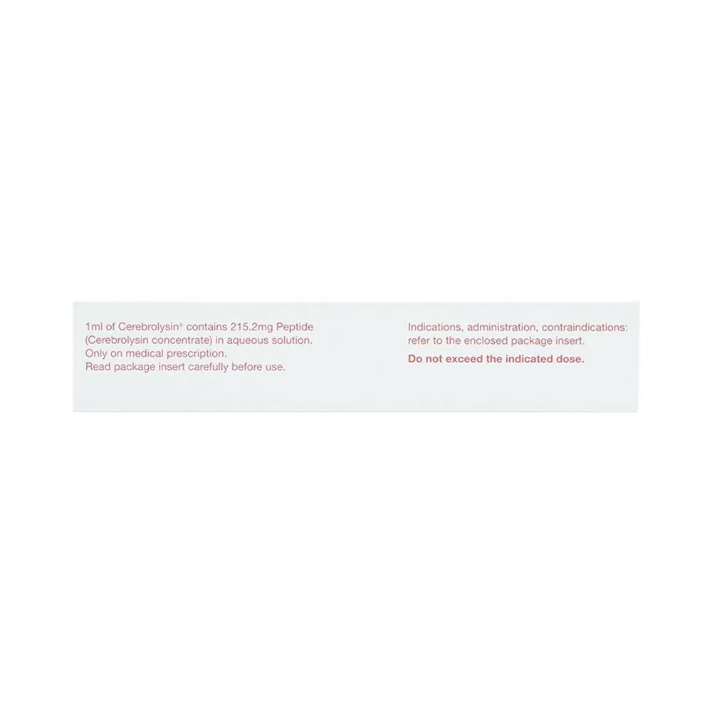 Hình ảnh Thuốc tiêm Cerebrolysin 10ml điều trị rối loạn trí nhớ, sa sút trí tuệ (1 vỉ x 5 ống x 10ml)