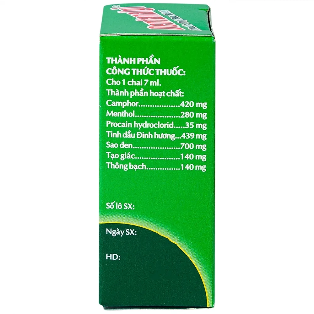 Hình ảnh Thuốc trị đau răng Dentanalgi OPC điều trị đau răng, viêm nướu răng, nha chu (7ml)