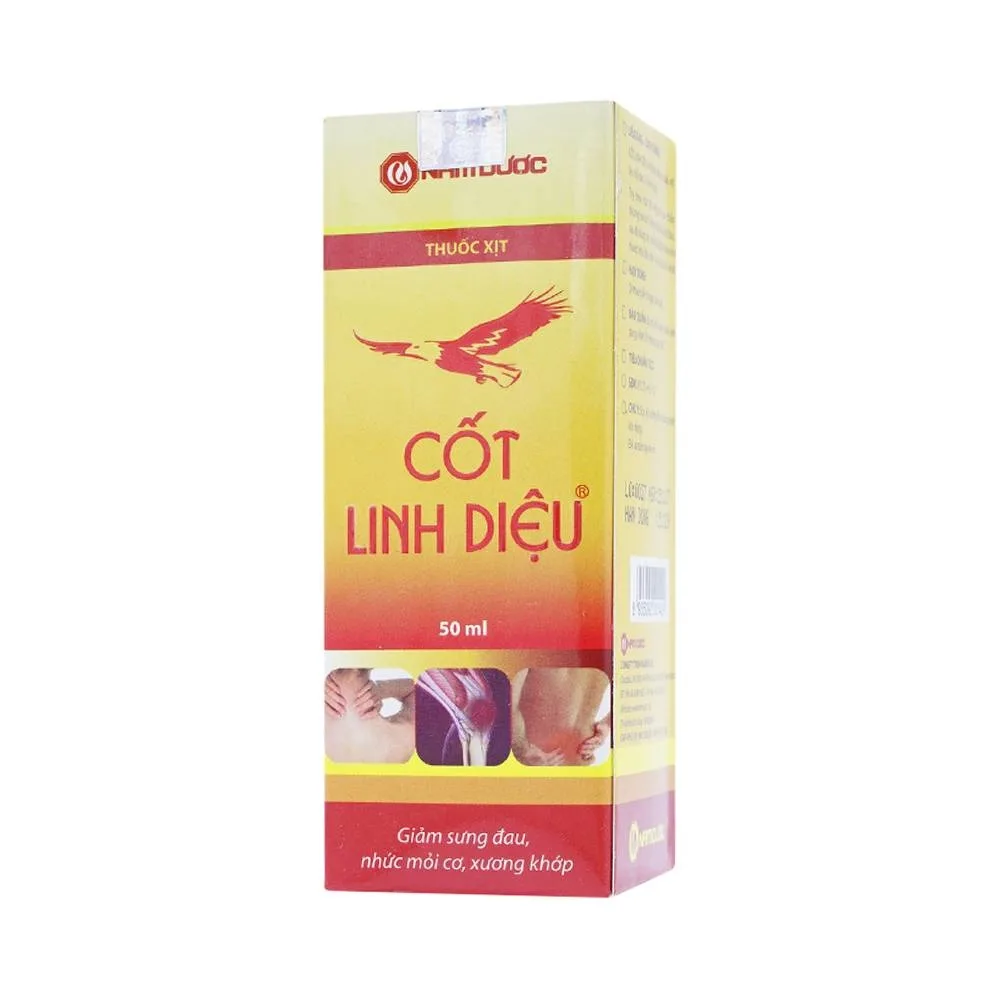 Hình ảnh Thuốc xịt Cốt Linh Diệu Nam Dược giảm sưng đau, nhức mỏi cơ, xương khớp (50ml)