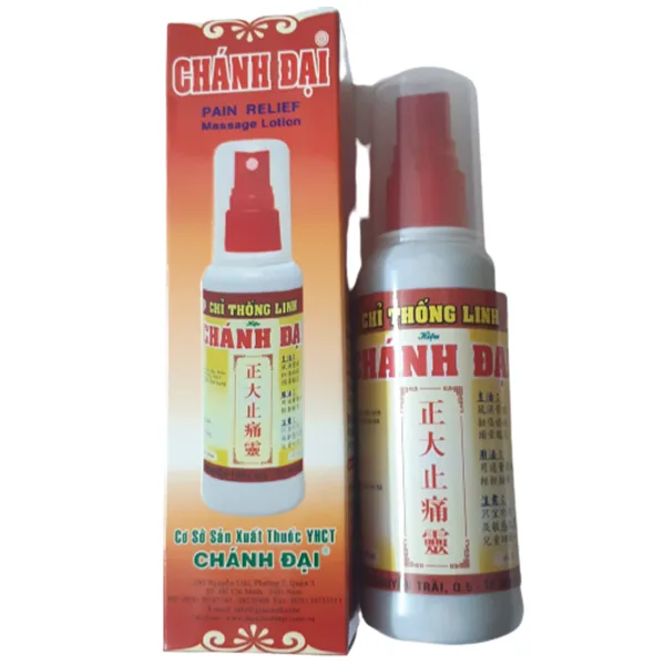 Hình ảnh Dầu xoa bóp Chỉ Thống Linh Chánh Đại làm ấm cơ thể, phòng ngừa cảm cúm, trúng gió (100ml)