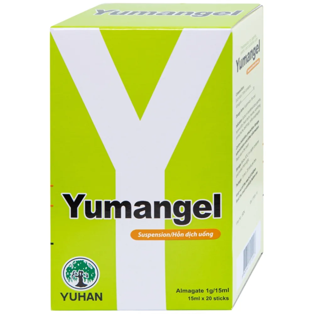 Hình ảnh Hỗn dịch uống Yumangel Yuhan kháng acid và cả thiện loét dạ dày - tá tràng (20 gói x 15ml) 