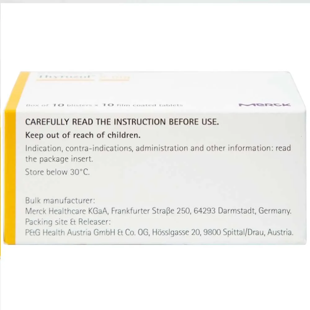 Hình ảnh Thuốc Thyrozol 5mg Merck điều trị cường giáp (10 vỉ x 10 viên)