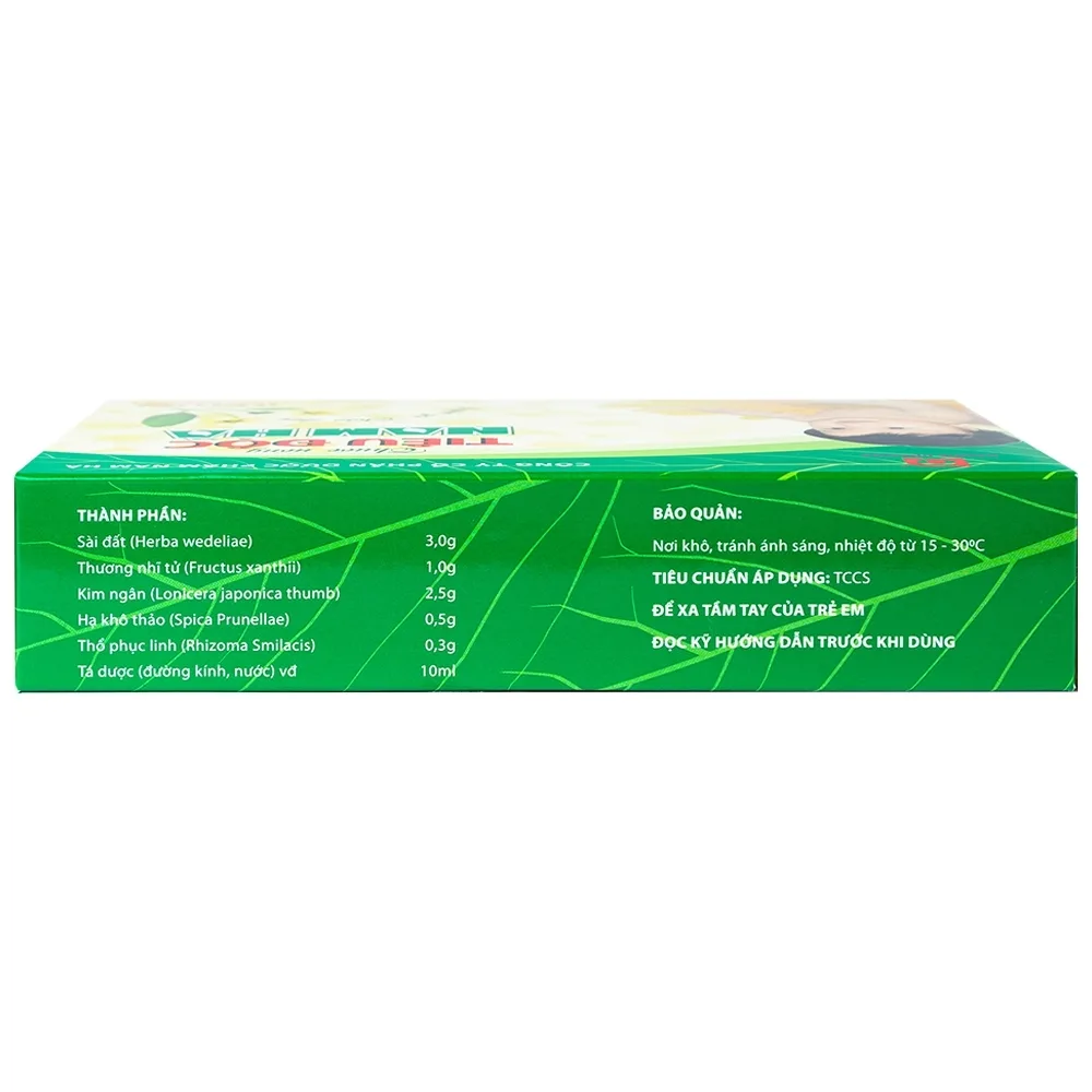Hình ảnh Dung dịch Tiêu Độc Nam Hà giải nhiệt độc, tiêu viêm (20 ống x 10ml)