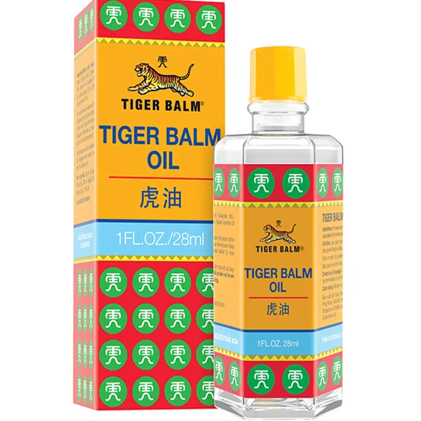 Hình ảnh Dầu Tiger Balm Oil Haw Par hỗ trợ giảm đau nhức cơ bắp, đau trật khớp (28ml)