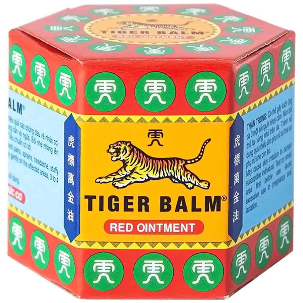 Hình ảnh Thuốc mỡ Tiger Balm Red Ointment Haw Par giảm đau và nhức cơ, bong gân (19,4g)