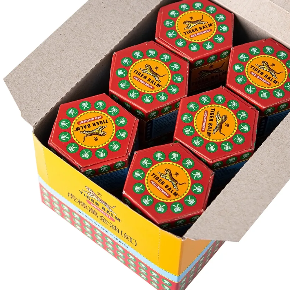 Hình ảnh Thuốc mỡ Tiger Balm Red Ointment Haw Par giảm đau và nhức cơ, bong gân (19,4g)