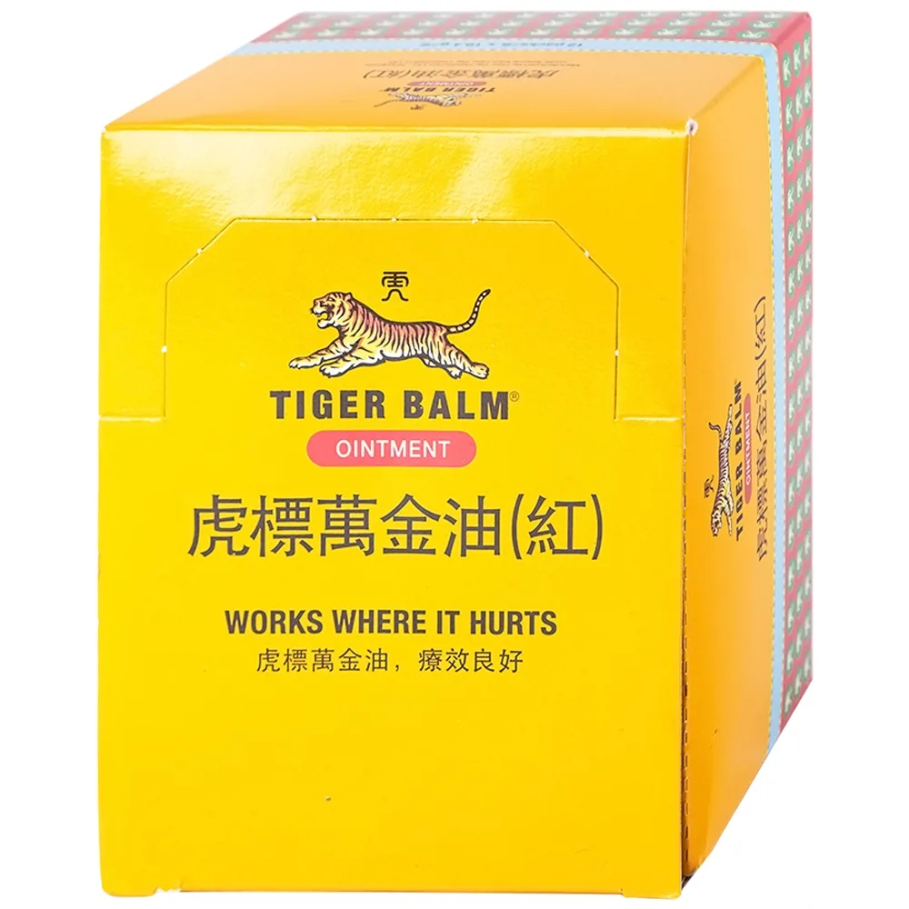Hình ảnh Thuốc mỡ Tiger Balm Red Ointment Haw Par giảm đau và nhức cơ, bong gân (19,4g)