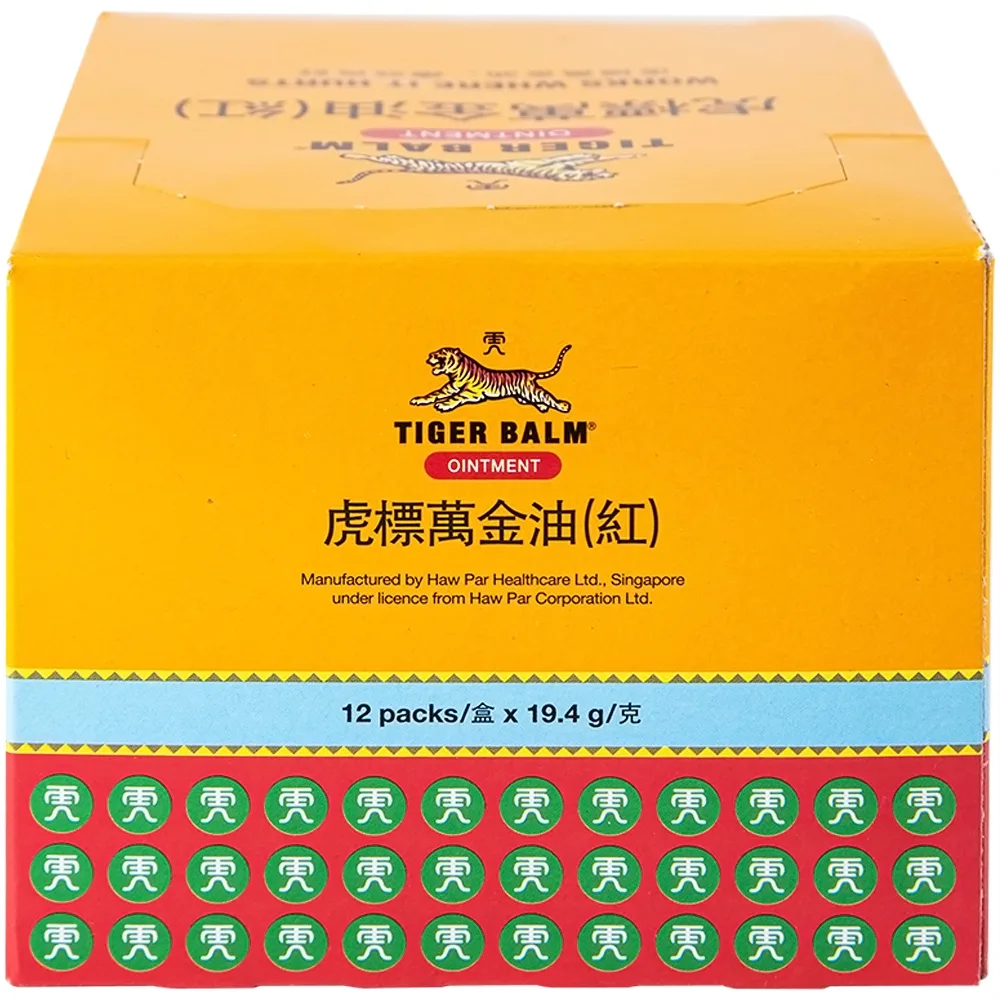 Hình ảnh Thuốc mỡ Tiger Balm Red Ointment Haw Par giảm đau và nhức cơ, bong gân (19,4g)