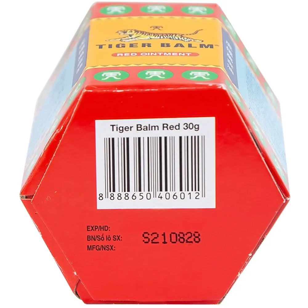 Hình ảnh Thuốc mỡ Tiger Balm Red Ointment Haw Par giảm đau và nhức cơ, bong gân (30g)