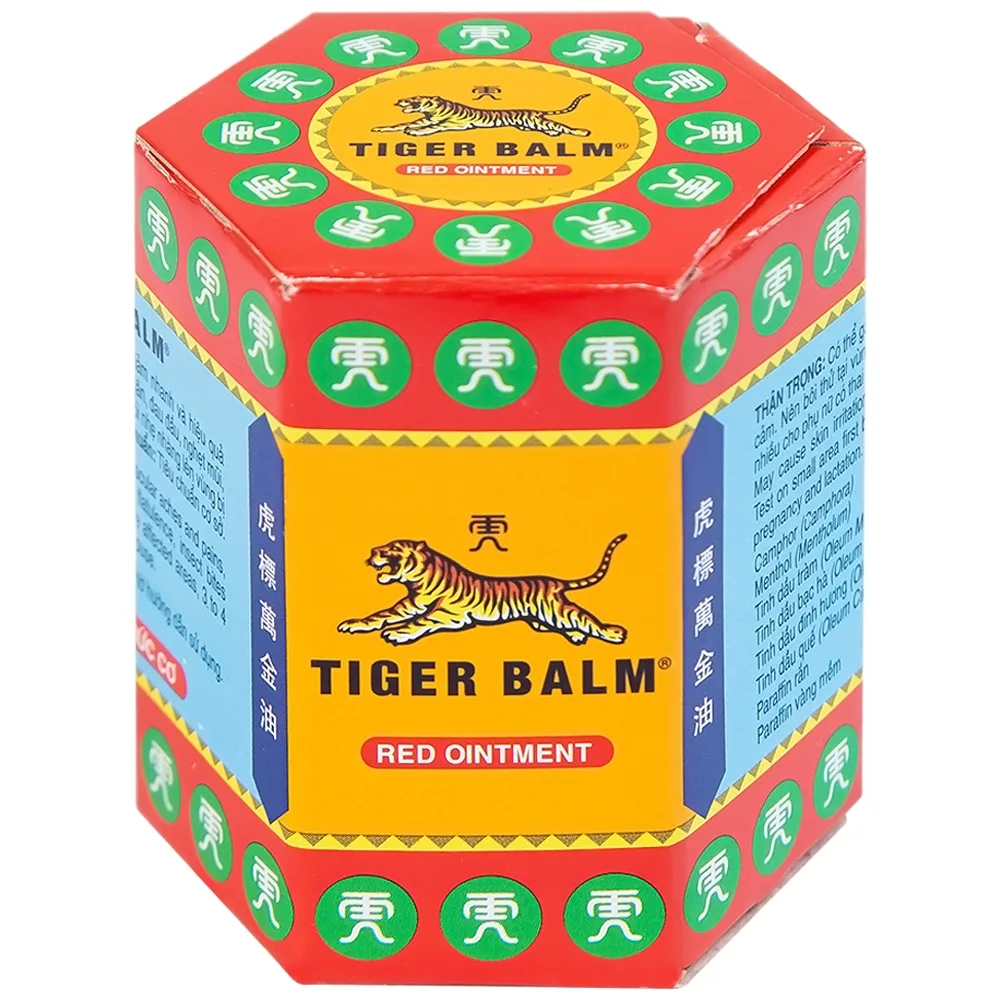 Hình ảnh Thuốc mỡ Tiger Balm Red Ointment Haw Par giảm đau và nhức cơ, bong gân (30g)
