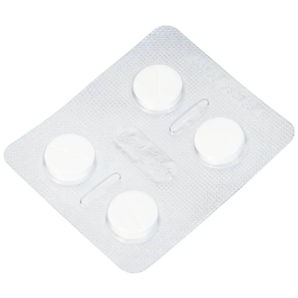 Hình ảnh Thuốc Tinidazol 500mg Domesco dự phòng nhiễm khuẩn sau phẫu thuật (1 vỉ x 4 viên)