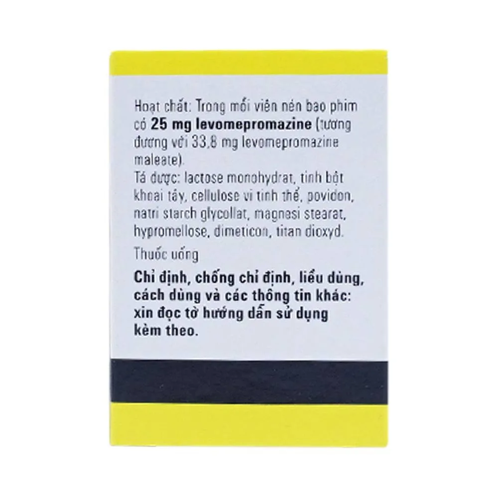 Hình ảnh Thuốc Tisercin 25mg Egis điều trị loạn thần (1 lọ x 50 viên)
