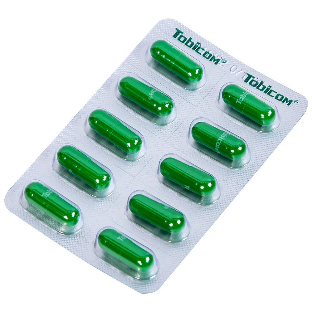 Hình ảnh Thuốc Tobicom ICA hỗ trợ điều trị mỏi mắt, đau nhức mắt (3 gói x 6 vỉ x 10 viên)