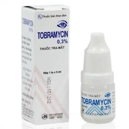 Hình ảnh Thuốc tra mắt Tobramycin 0,3% Hatarphar điều trị nhiễm khuẩn ở mắt (5ml)