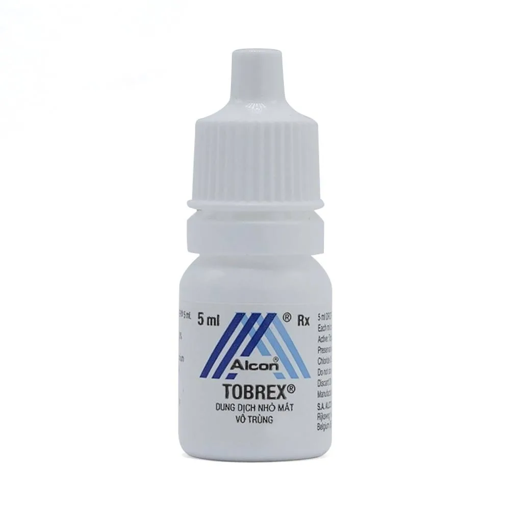 Hình ảnh Thuốc nhỏ mắt Tobrex Alcon điều trị nhiễm khuẩn ở mắt (5ml)