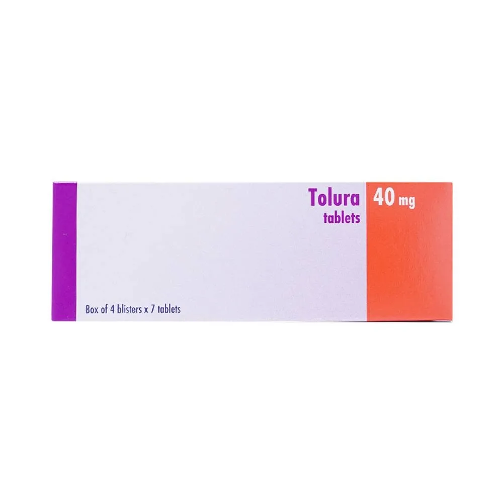 Hình ảnh Thuốc Tolura Tablets 40mg Krka điều trị cao huyết áp (4 vỉ x 7 viên)