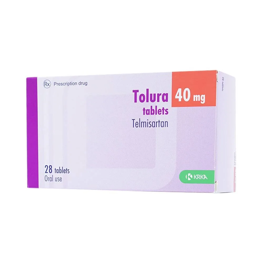 Hình ảnh Thuốc Tolura Tablets 40mg Krka điều trị cao huyết áp (4 vỉ x 7 viên)