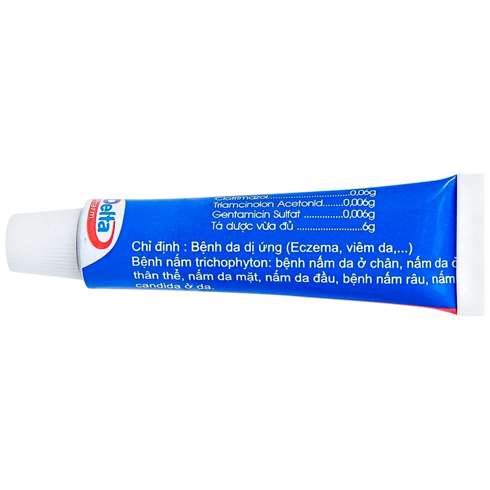 Hình ảnh Kem bôi da Tomax Genta Detapharm điều trị bệnh da dị ứng (6g)
