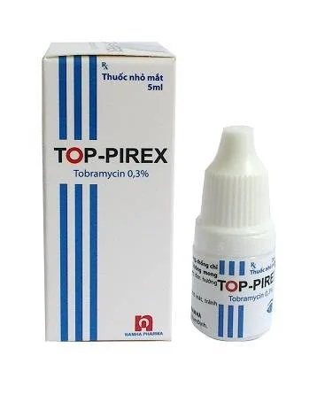 Hình ảnh Thuốc nhỏ mắt Top-Pirex Nam Hà điều trị nhiễm khuẩn mắt (5ml)
