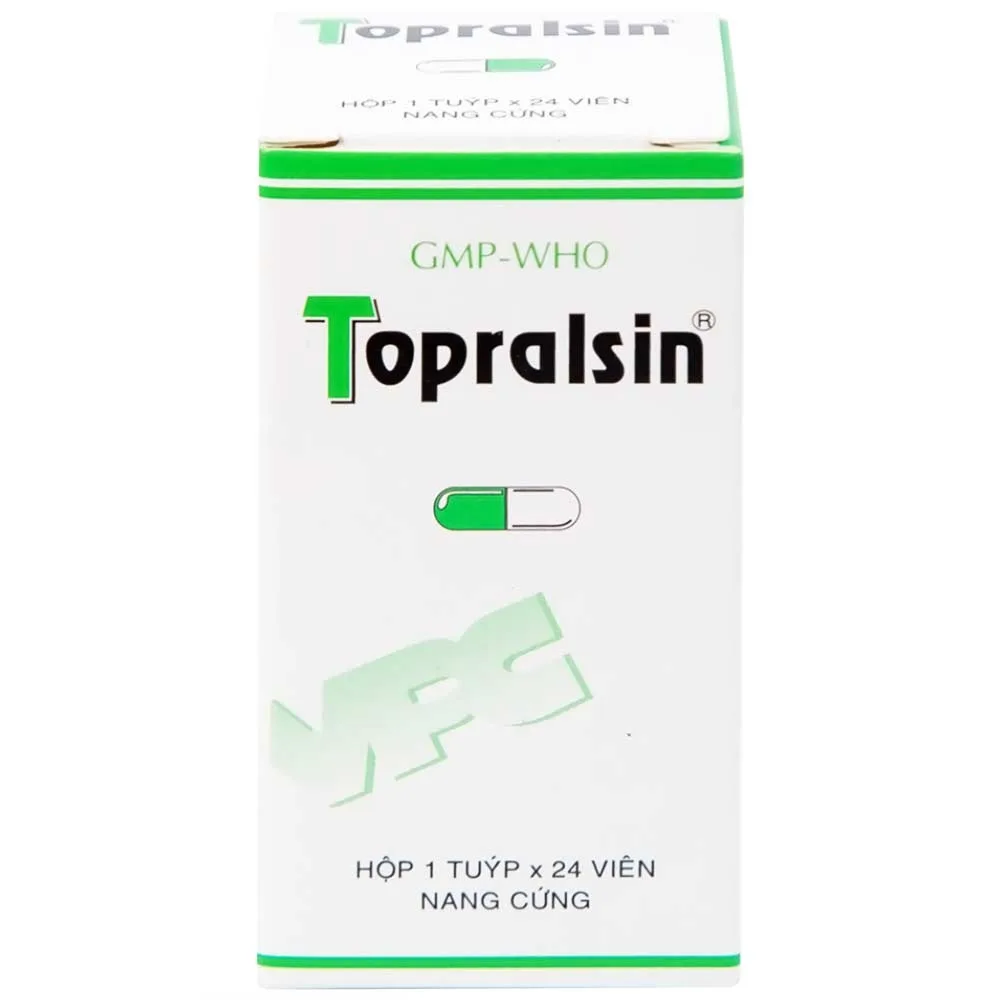 Hình ảnh Thuốc Topralsin Pharimexco điều trị triệu chứng ho khan (24 viên)