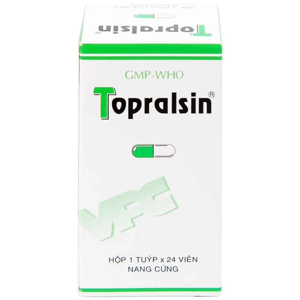 Hình ảnh Thuốc Topralsin Pharimexco điều trị triệu chứng ho khan (24 viên)