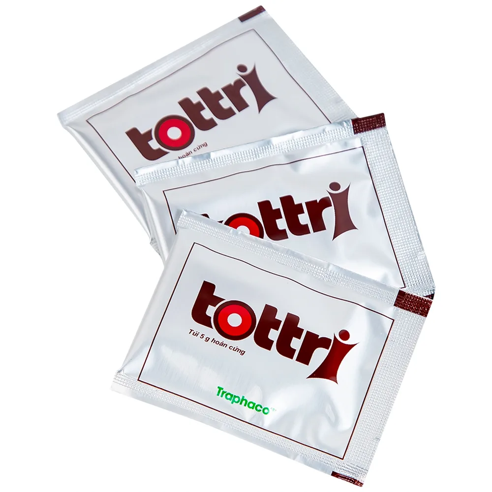 Hình ảnh Thuốc Tottri Traphaco điều trị chảy máu khi đại tiện, đau rát (15 túi x 5g)