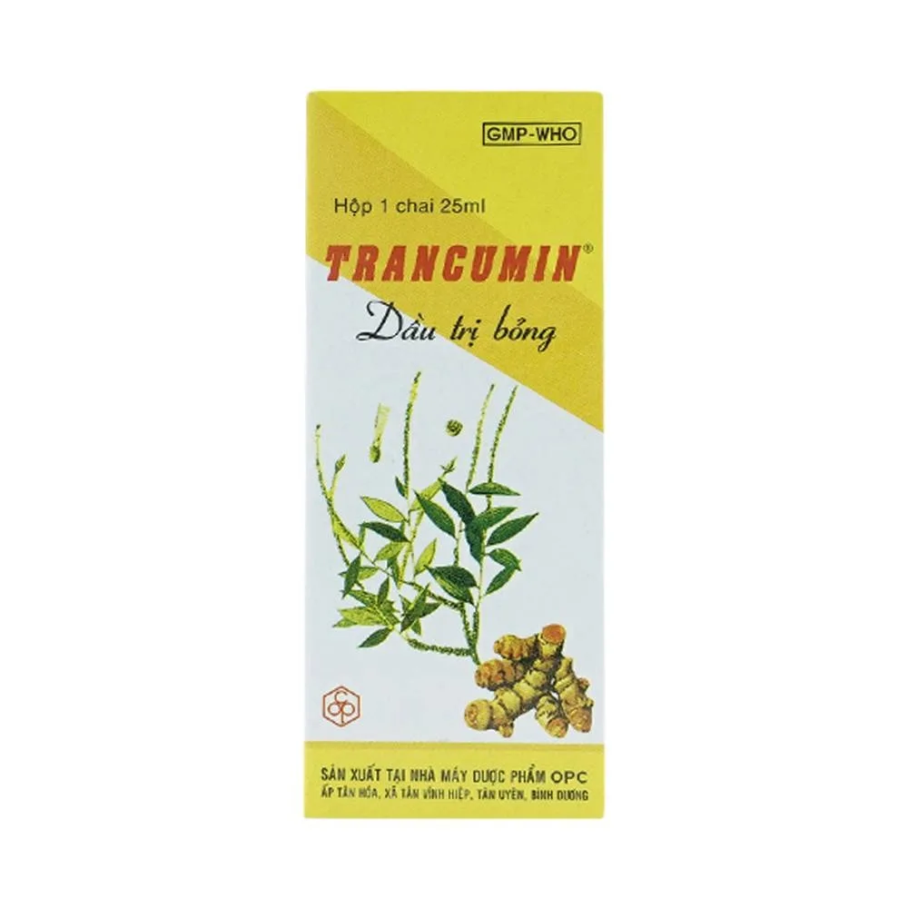 Hình ảnh Dầu trị bỏng Trancumin OPC giúp vết thương mau lành (25ml)