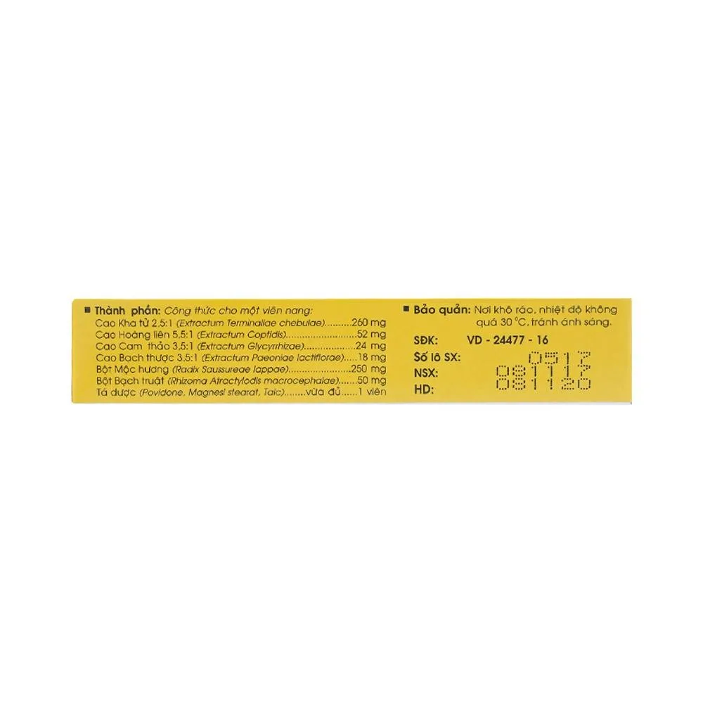 Hình ảnh Thuốc Tradin Extra Traphaco điều trị viêm đại tràng (2 vỉ x 10 viên)