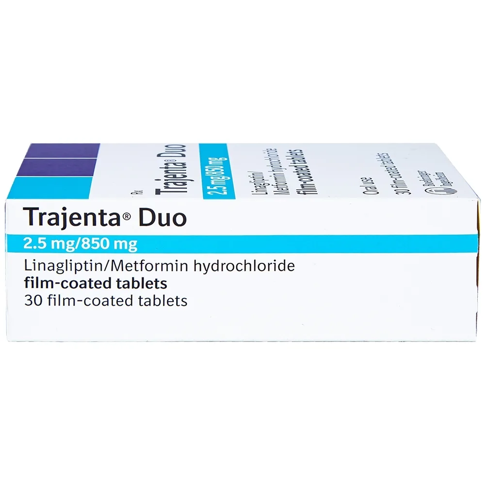 Hình ảnh Thuốc Trajenta Duo 2.5mg/850mg Boehringer điều trị đái tháo đường típ 2 (30 viên)
