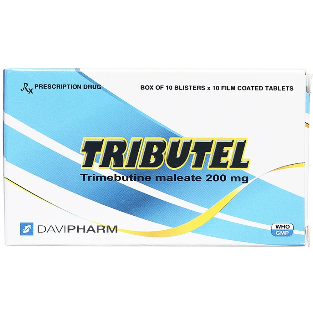 Hình ảnh Thuốc Tribute Davipharm điều trị rối loạn chức năng đường tiêu hóa (10 vỉ x 10 viên)