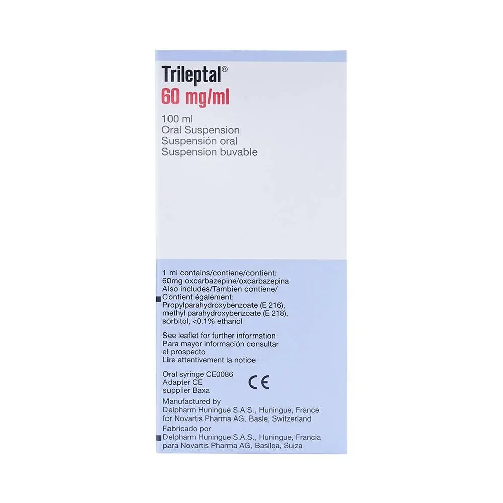 Hình ảnh Thuốc Trileptal 60mg/ml Novartis điều trị các cơn động kinh (100ml)