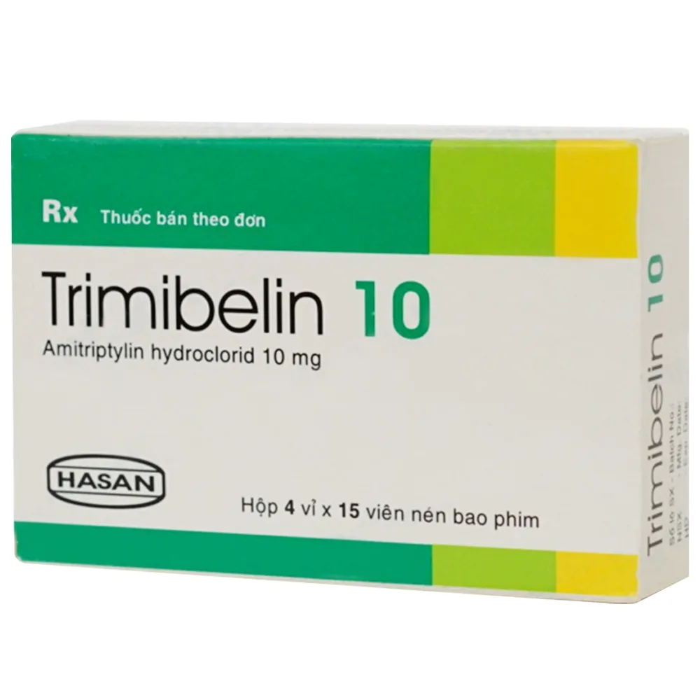 Hình ảnh Thuốc Trimibelin 10 Hasan điều trị trầm cảm (4 vỉ x 15 viên)