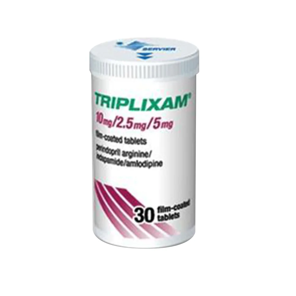 Hình ảnh Thuốc Triplixam 10mg/2.5mg/5mg Servier điều trị tăng huyết áp (30 viên)