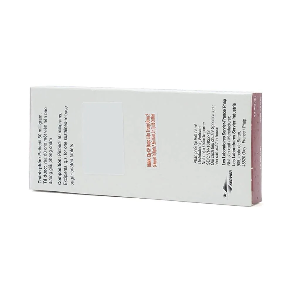Hình ảnh Thuốc Trivastal Retard 50 Servier điều trị bệnh Parkinson (2 vỉ x 15 viên)