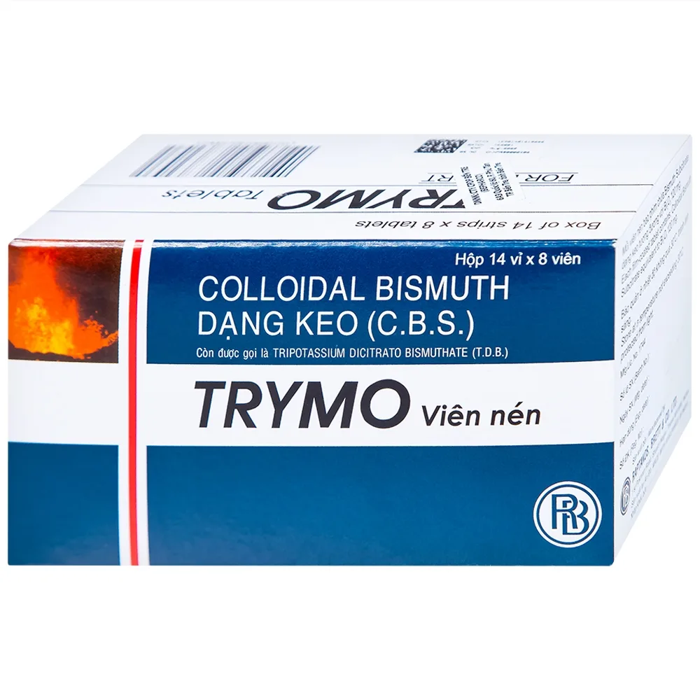 Hình ảnh Thuốc Trymo Raptakos điều trị điều trị loét tá tràng, viêm dạ dày (14 vỉ x 8 viên)
