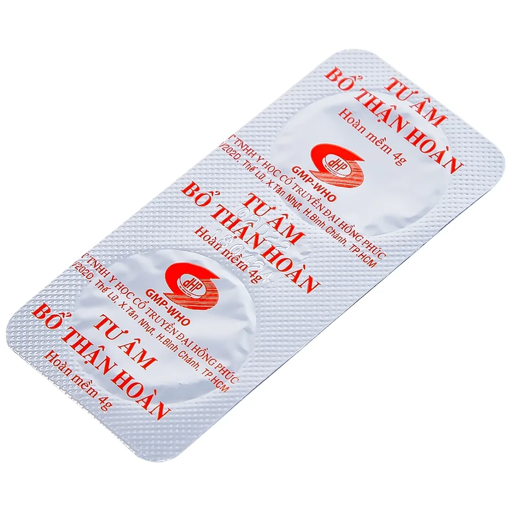 Hình ảnh Thuốc Tư Âm Bổ Thận Hoàn Đại Hồng Phúc bổ thận âm, nhuận phế (10 vỉ x 2 viên)