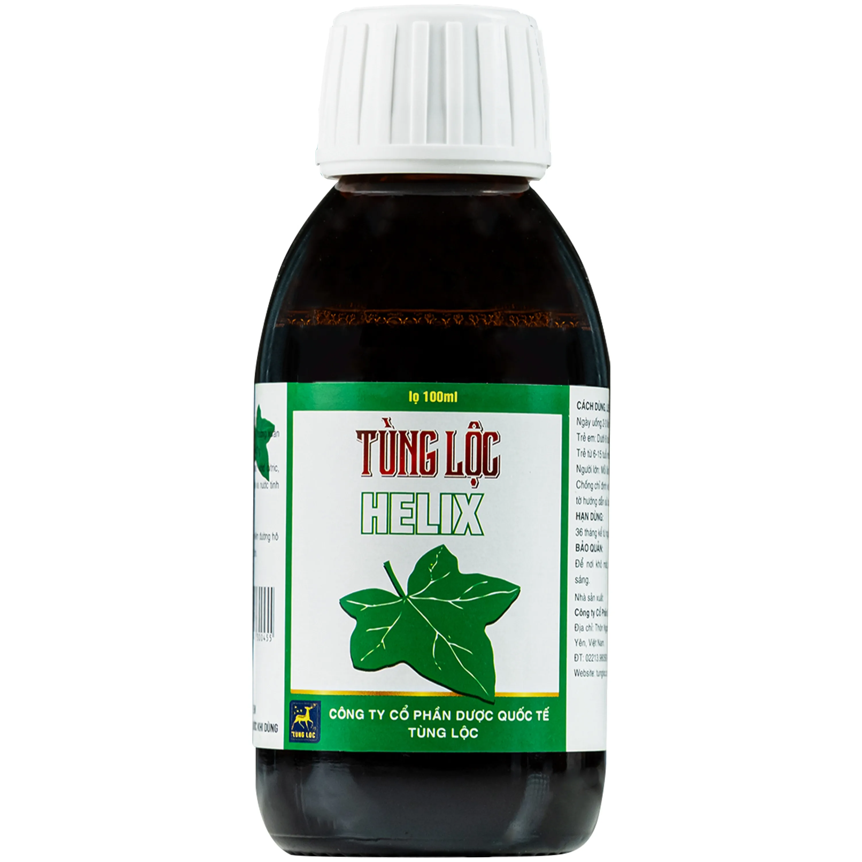Hình ảnh Thuốc Tùng Lộc Helix điều trị ho trong các trường hợp viêm đường hô hấp cấp và viêm phế quản mạn tính (100ml)