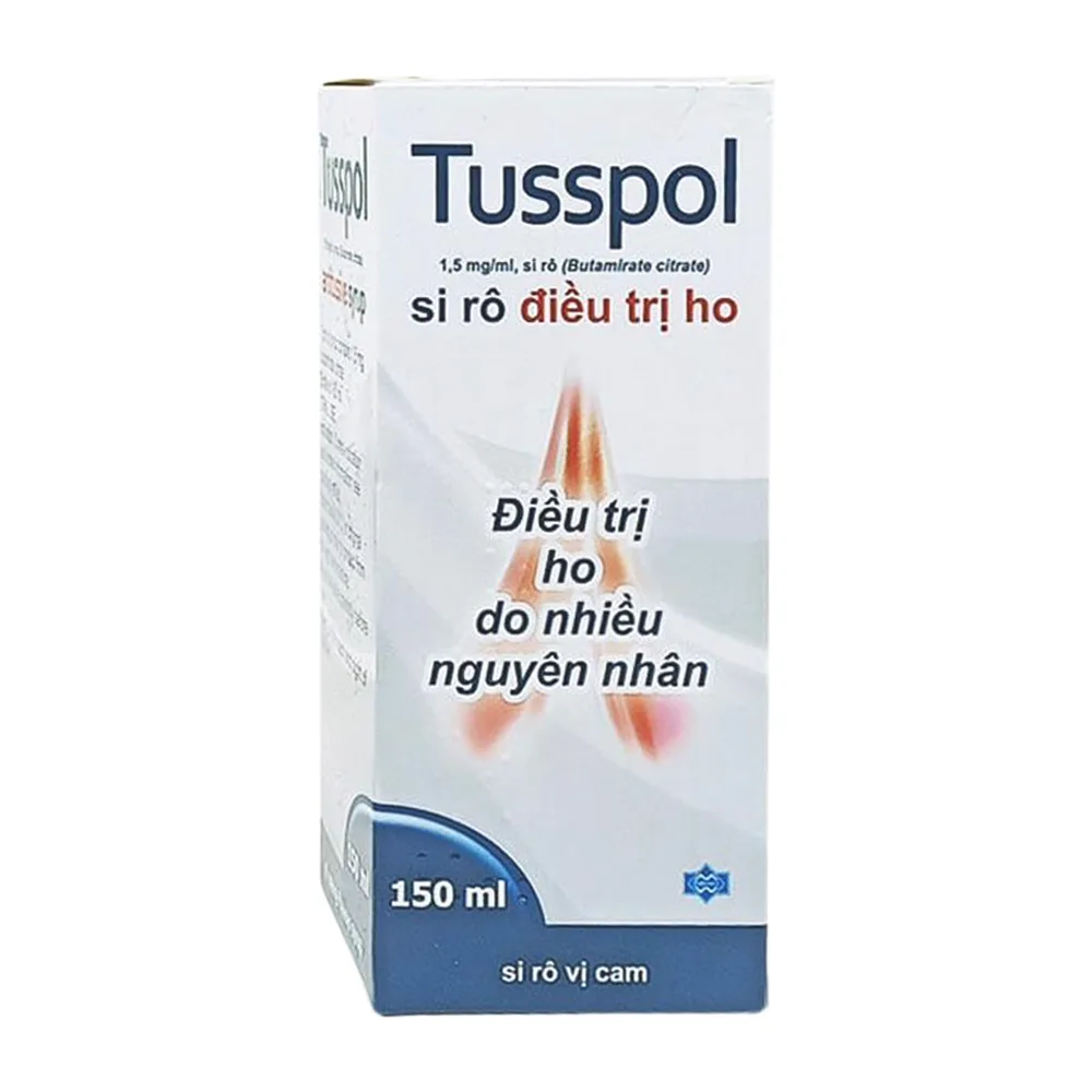 Hình ảnh Siro Tusspol Polfarmex vị cam - điều trị ho do nhiều nguyên nhân (150ml)