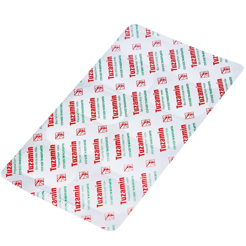 Hình ảnh Thuốc Tuzamin Mediplantex hỗ trợ điều trị phong thấp, đau lưng (3 vỉ x 10 viên) 