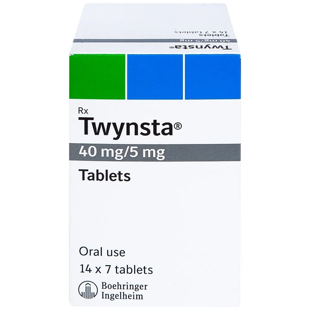 Hình ảnh Thuốc Twynsta 40mg/5mg Boehringer điều trị tăng huyết áp vô căn (14 vỉ x 7 viên)