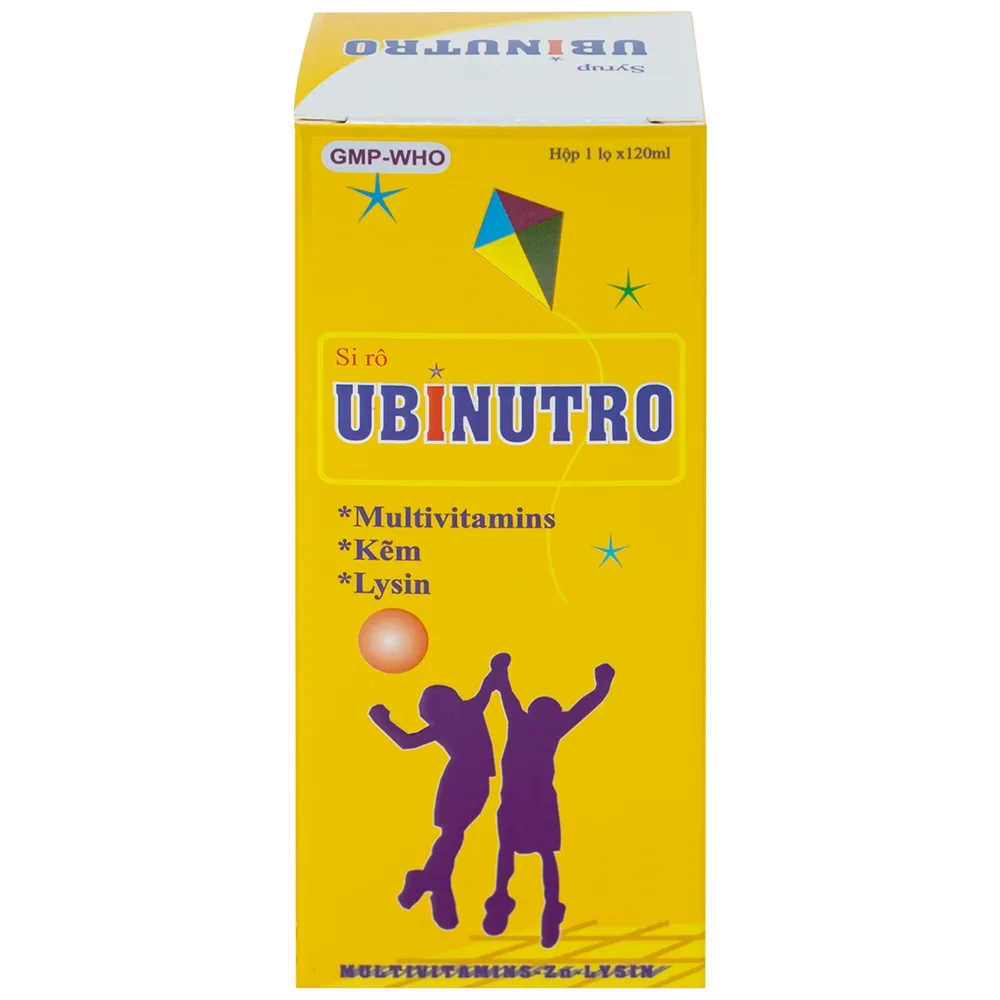 Hình ảnh Siro Ubinutro Nam Hà bổ sung các acid amin, vitamin và kẽm (120ml)