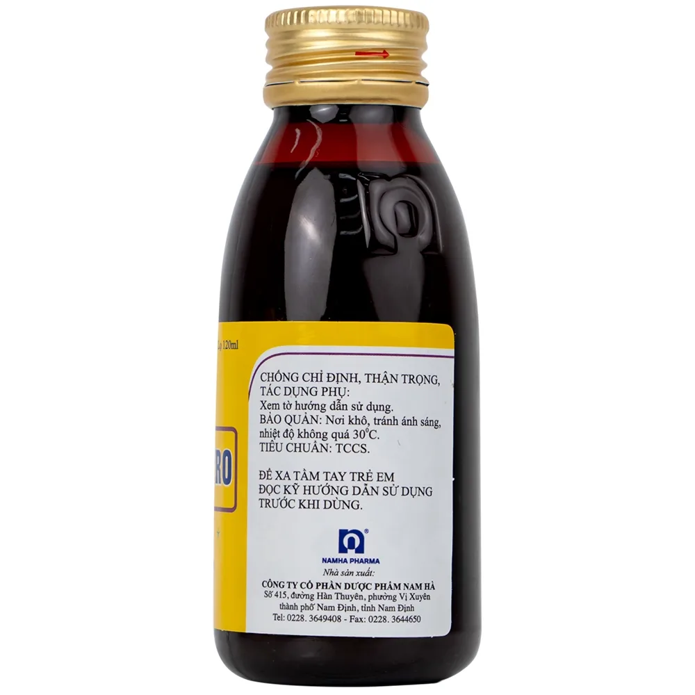 Hình ảnh Siro Ubinutro Nam Hà bổ sung các acid amin, vitamin và kẽm (120ml)