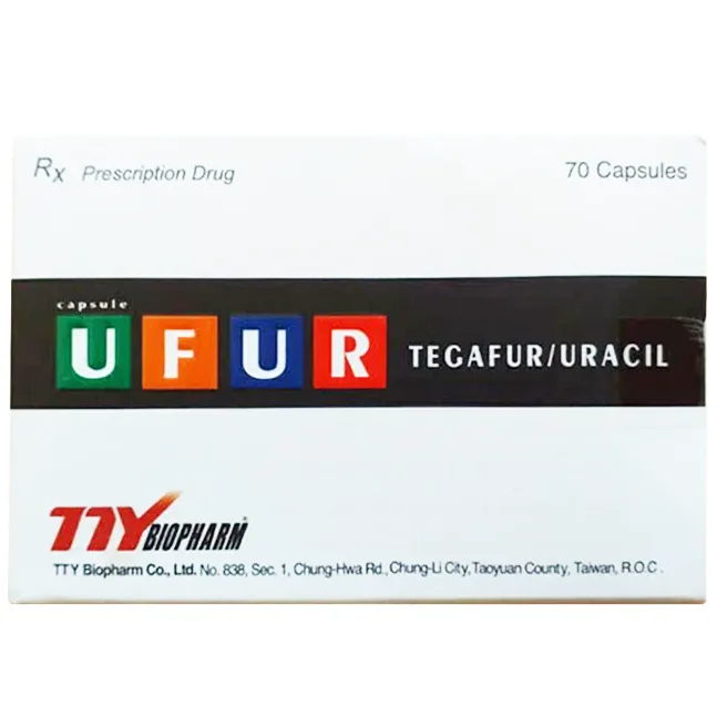 Hình ảnh Thuốc Ufur Capsule TTY Biopharm điều trị các loại ung thư, ung thư dạ dày (7 vỉ x 10 viên)