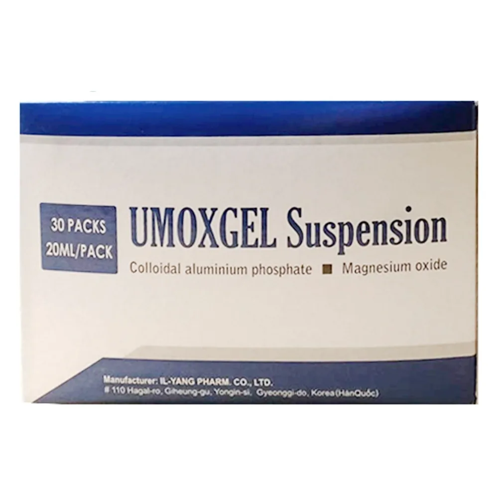 Hình ảnh Hỗn dịch Umoxgel Suspension IL-Yang Pharm điều trị viêm dạ dày, loét dạ dày, tá tràng (30 gói)