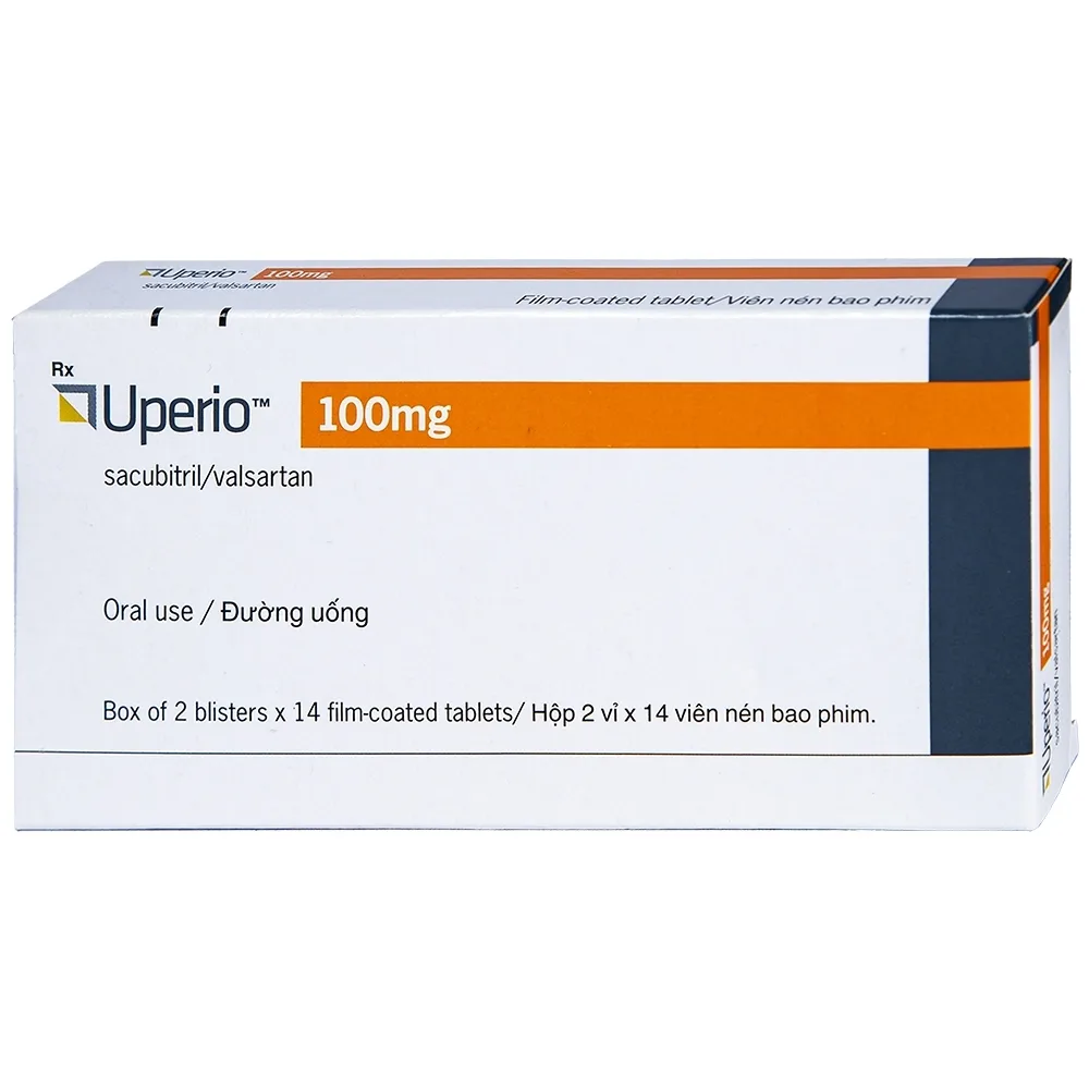 Hình ảnh Thuốc Uperio 100mg Novartis điều trị suy tim (2 vỉ x 14 viên)
