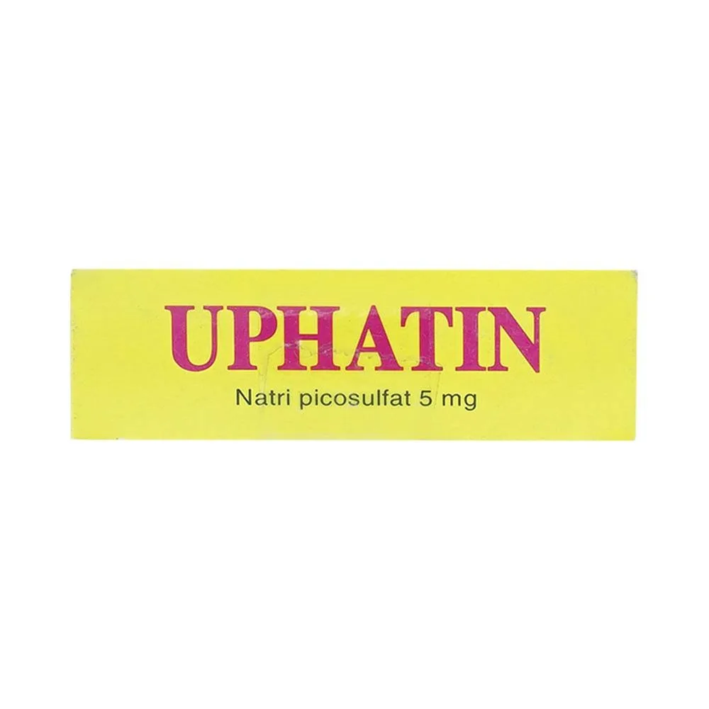 Hình ảnh Viên ngậm Uphatin 5mg Uphace điều trị các triệu chứng táo bón (3 vỉ x 10 viên) 